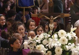 Procesión infantil en la iglesia de San José