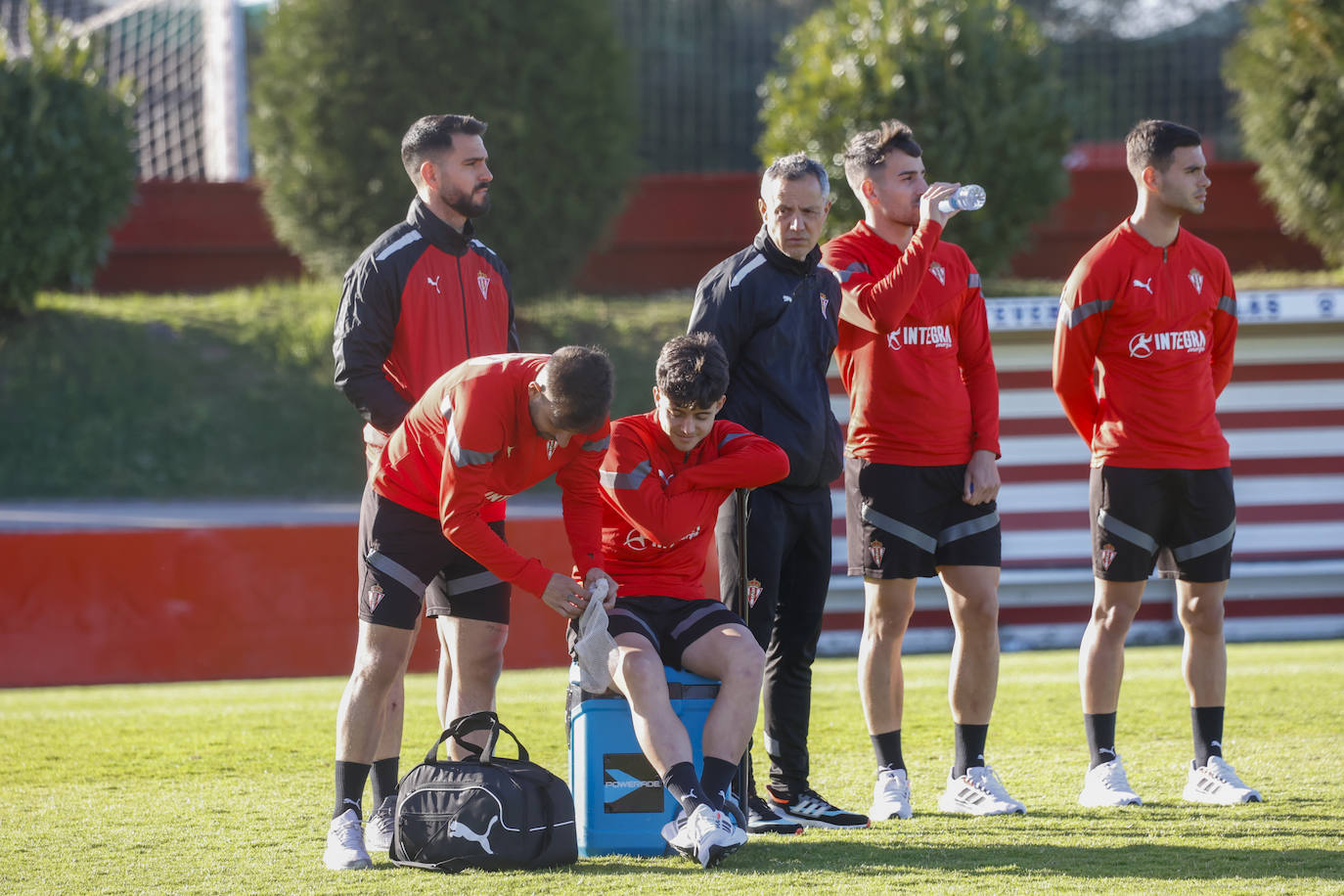 Entrenamiento del Sporting (27/03/2023)