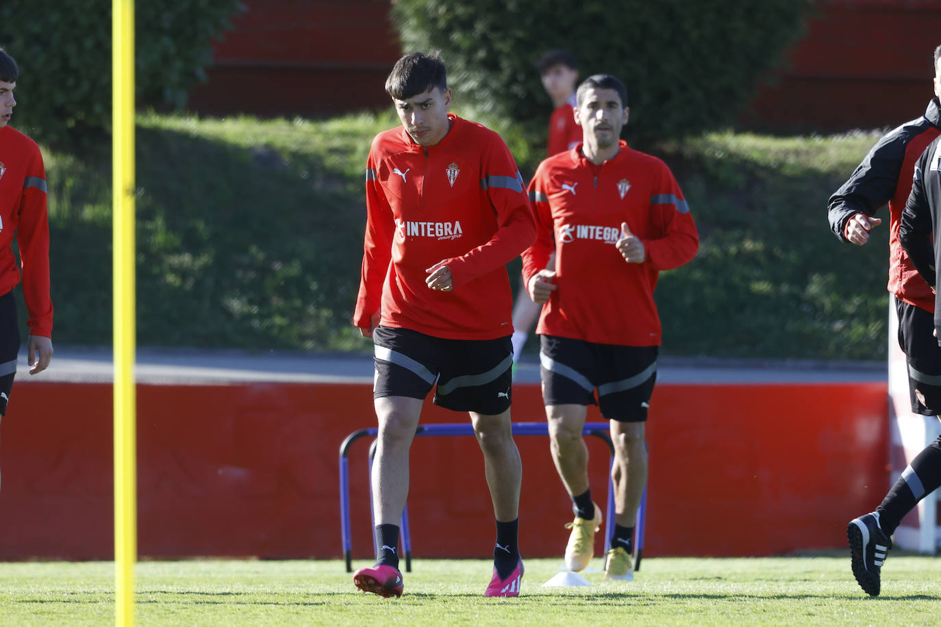 Entrenamiento del Sporting (27/03/2023)