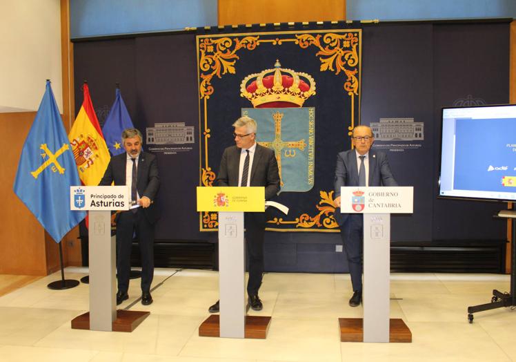 Alejandro Calvo, David Lucas y Francisco Javier López Marcano.