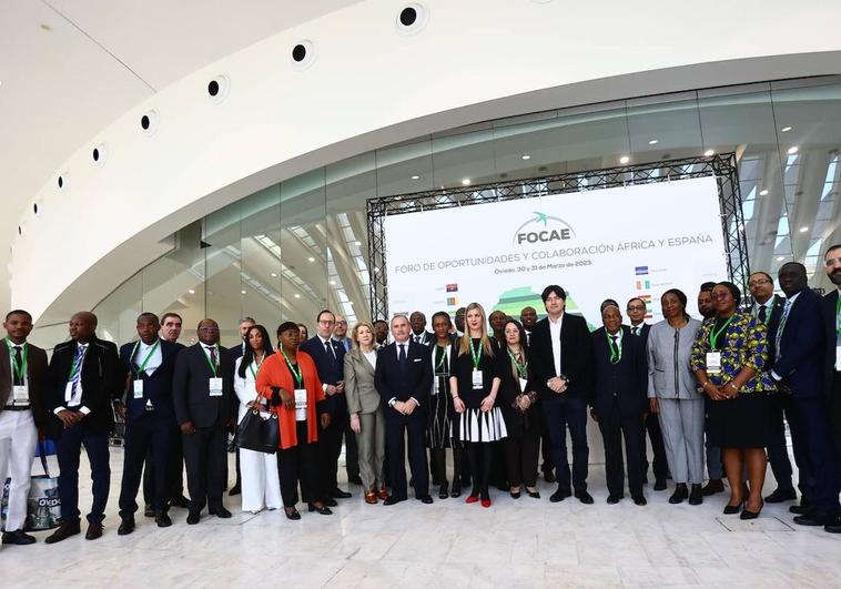 El Foro de Oportunidades y Colaboración África-España (Focae) se ha inaugurado esta mañana en el Palacio de Congresos de Oviedo