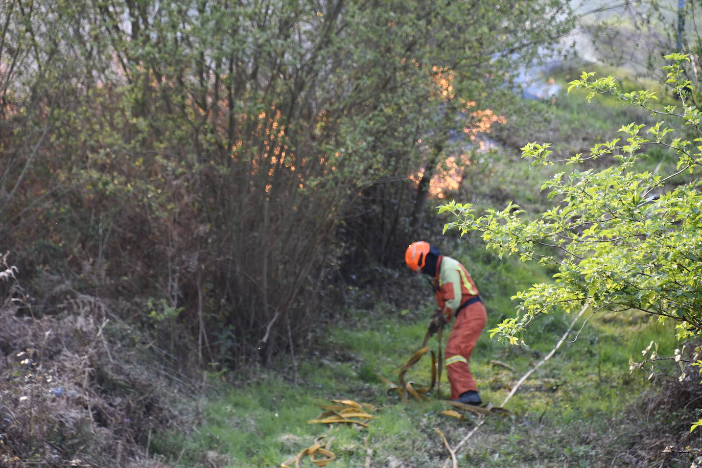 El fuego devasta Asturias