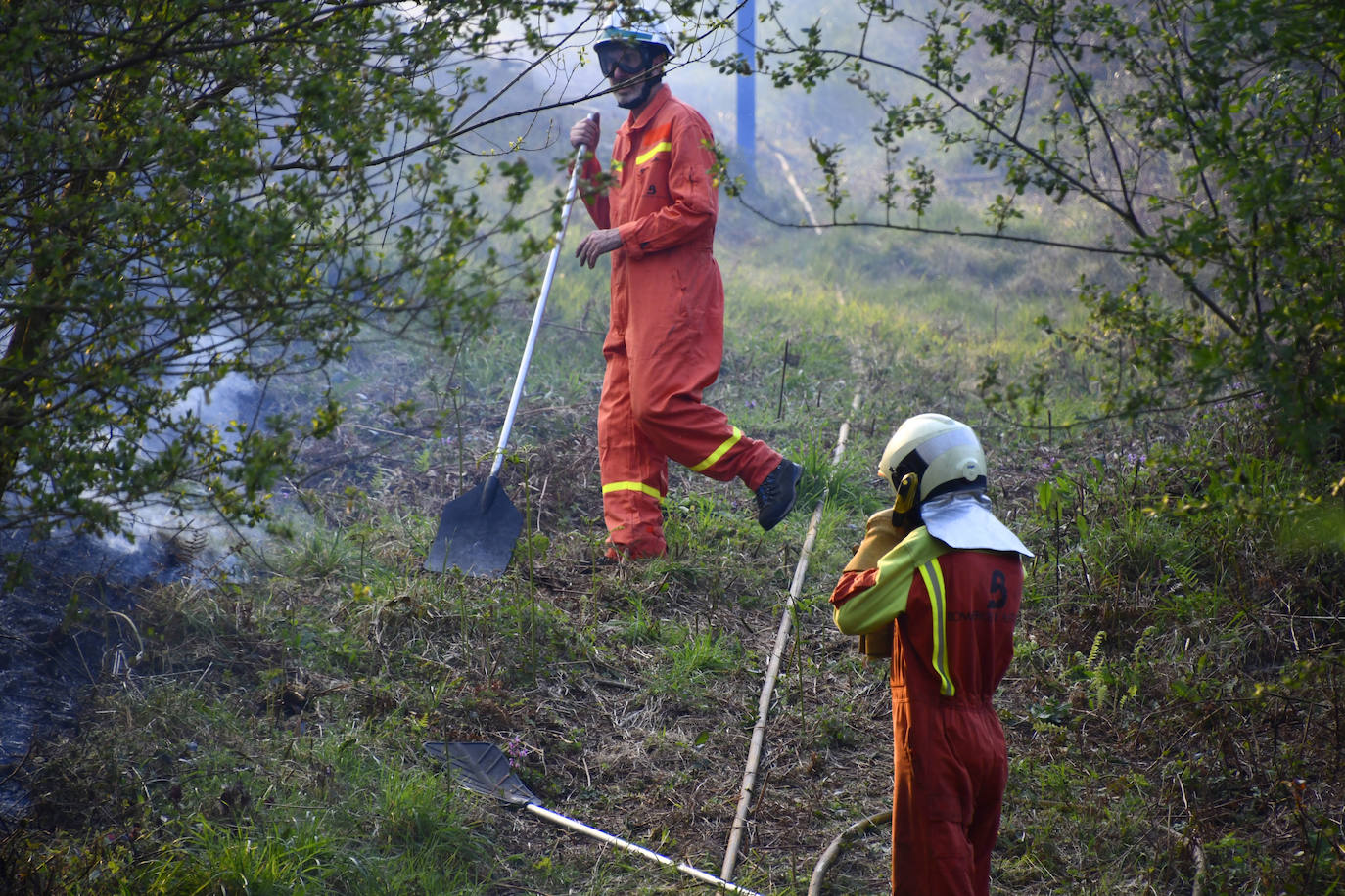 El fuego devasta Asturias