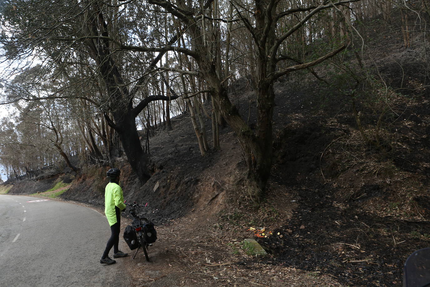 La Policía inicia la investigación en el Naranco con drones y helicópteros