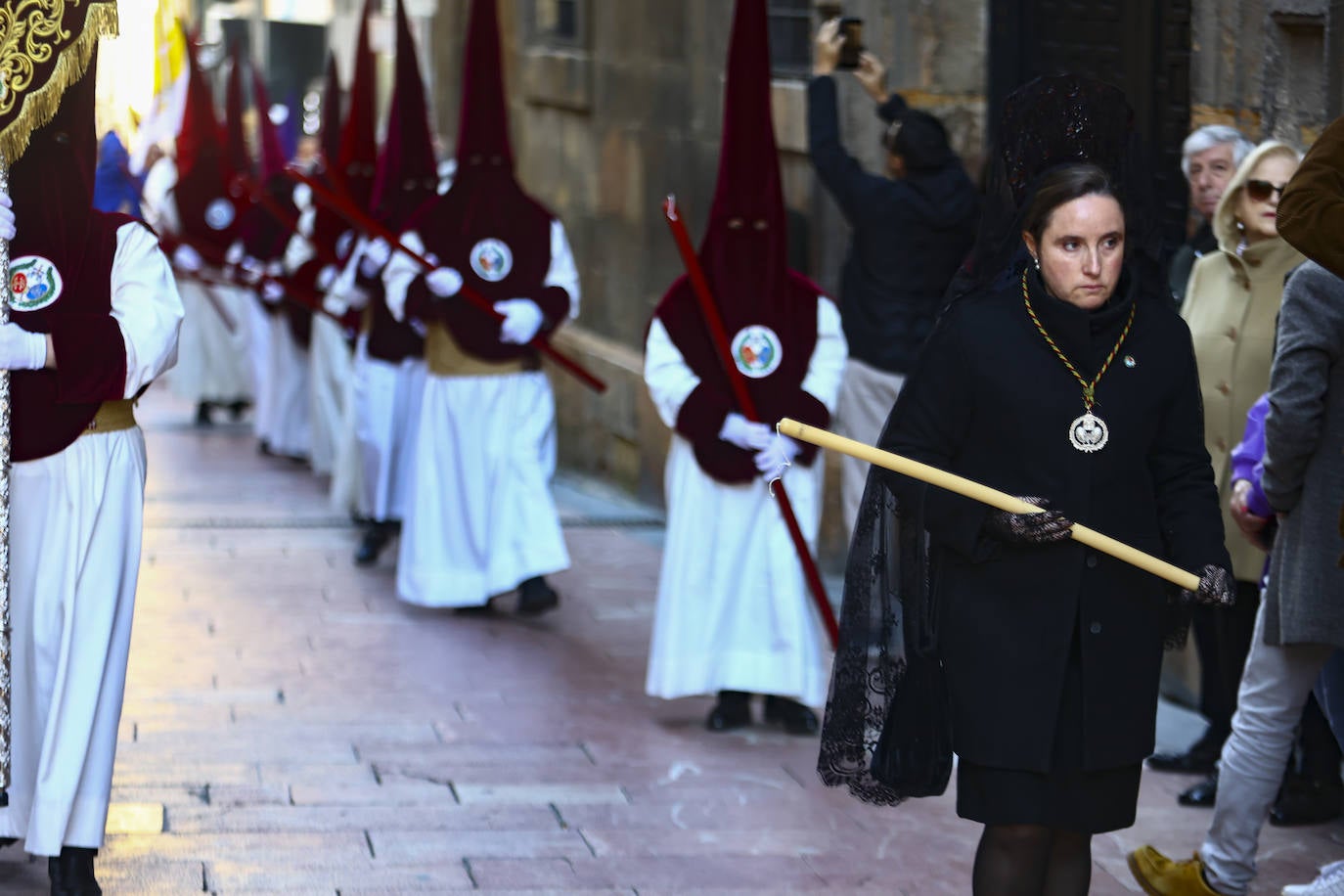Domingo de Ramos: procesión de la Sagrada Lanzada en Oviedo