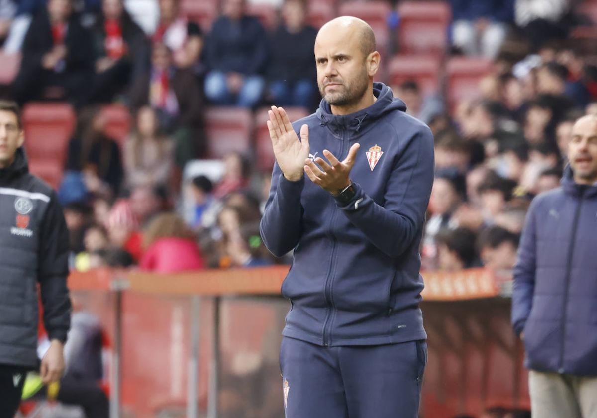 Miguel Ángel Ramírez, durante el partido.