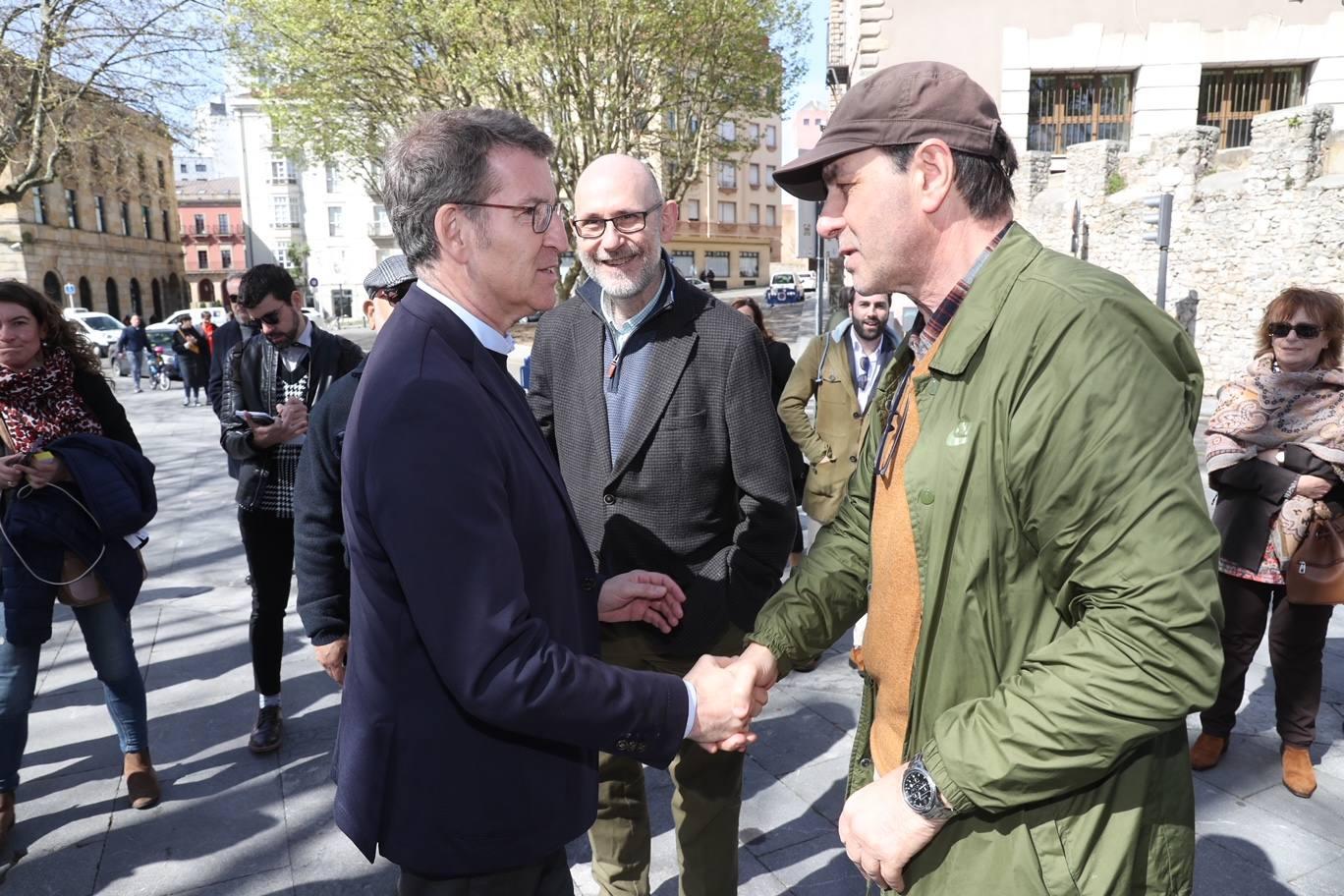 Núñez Feijóo visita Gijón