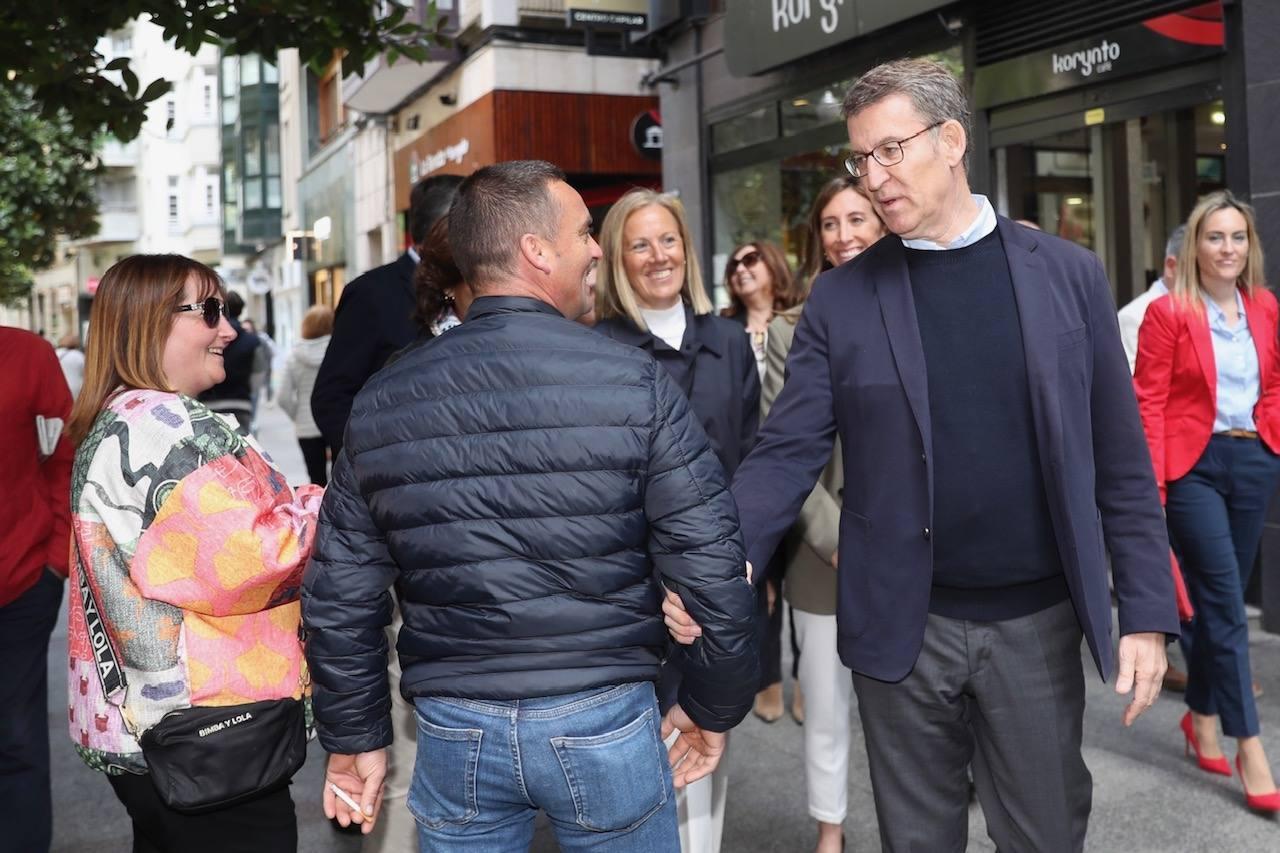 Núñez Feijóo visita Gijón