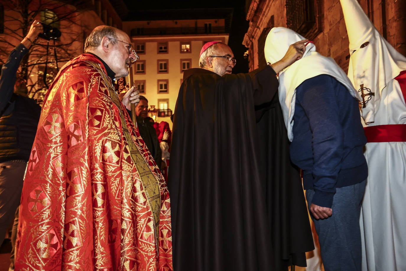 Una multitud en la procesión de la libertad