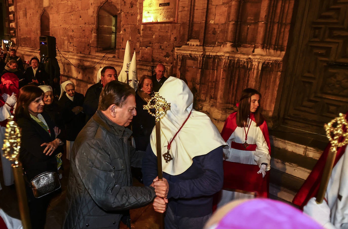 Una multitud en la procesión de la libertad