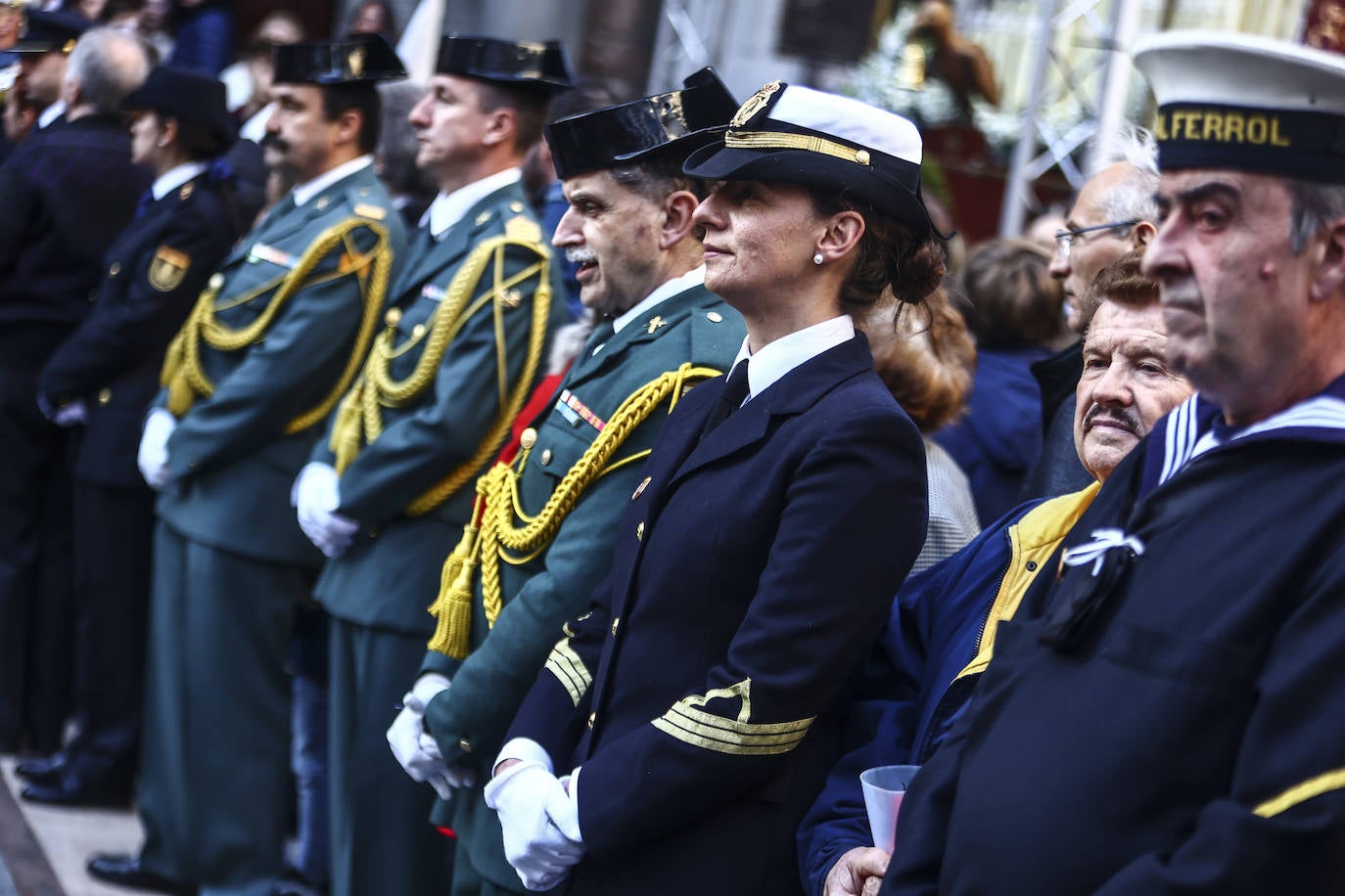 Una multitud en la procesión de la libertad