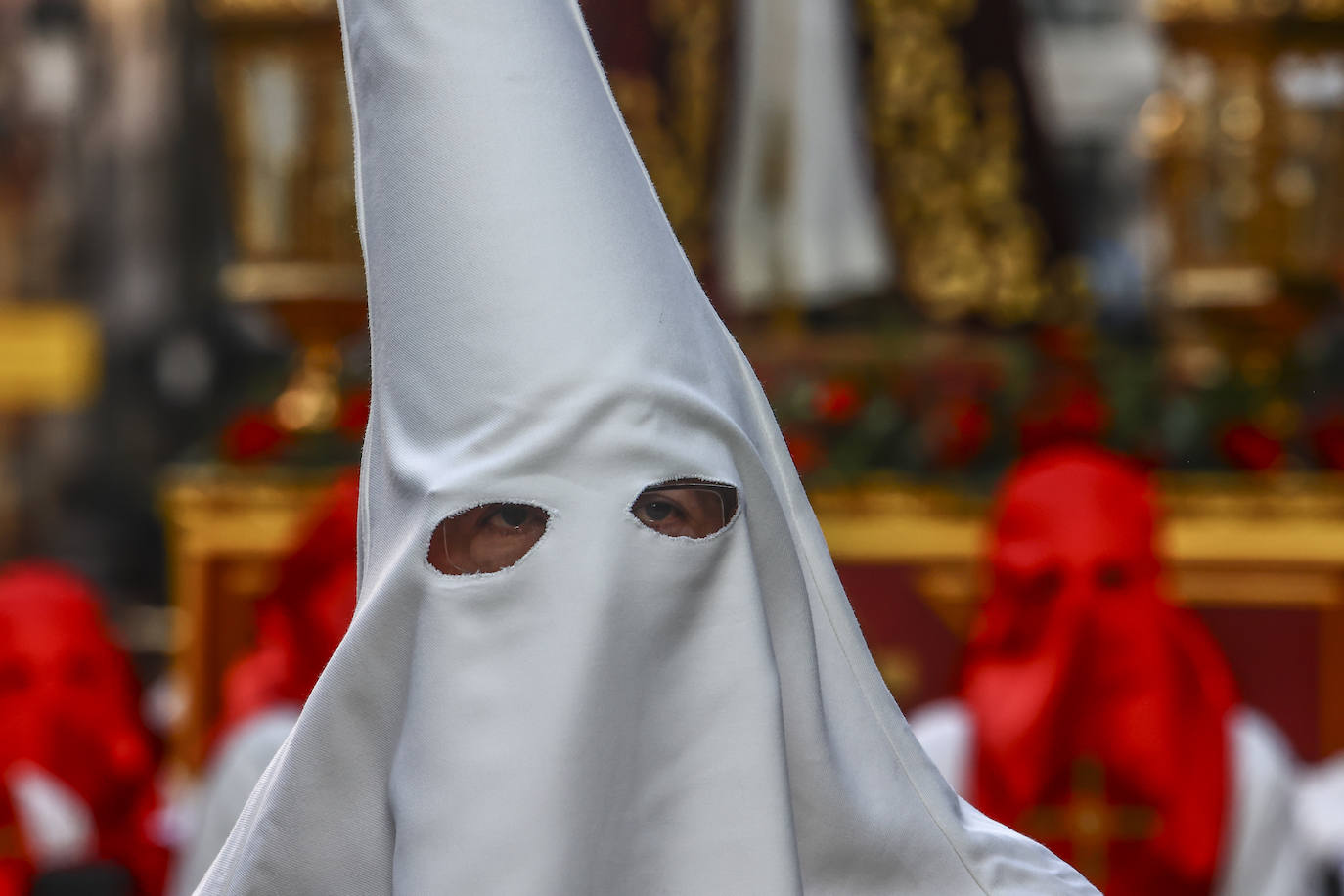 Una multitud en la procesión de la libertad
