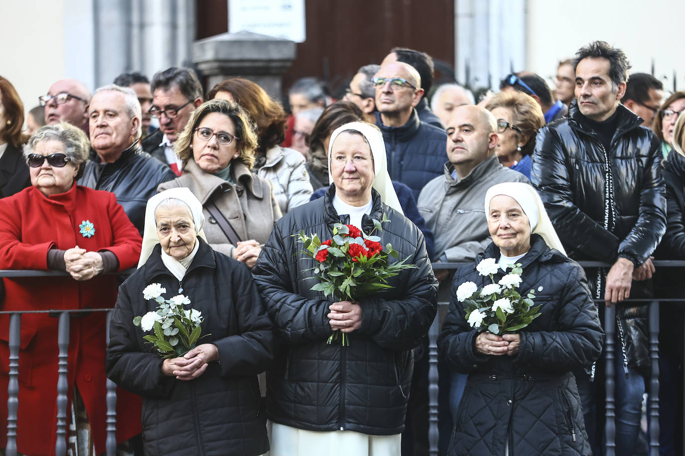 Una multitud en la procesión de la libertad