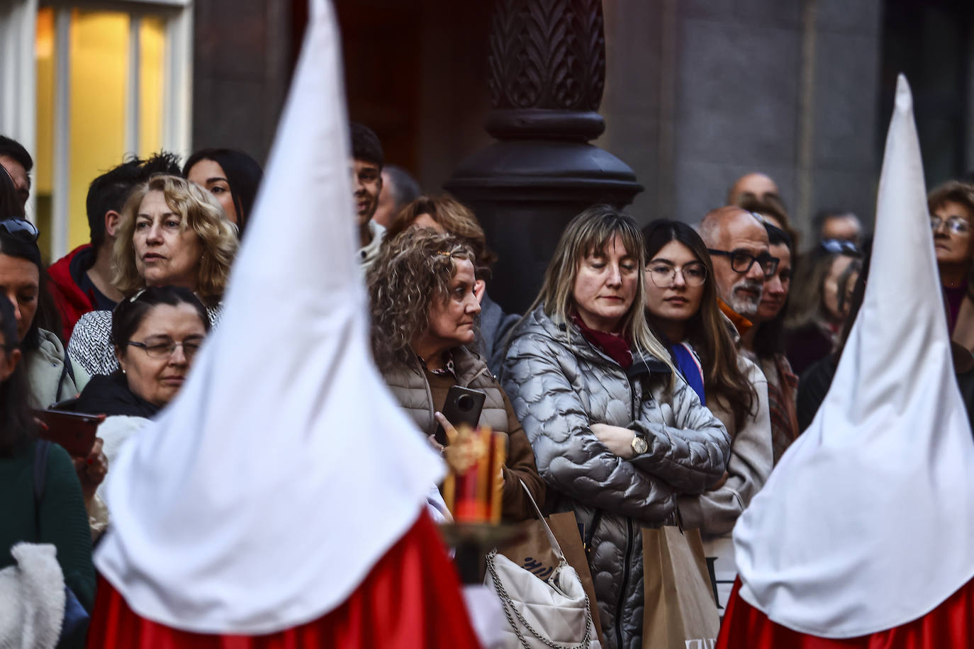 Una multitud en la procesión de la libertad