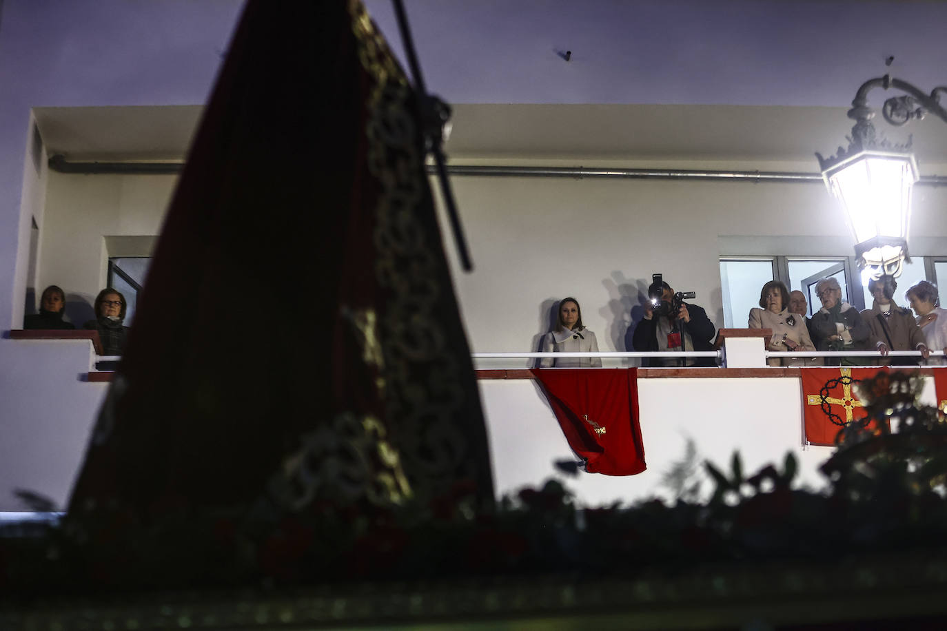 Una multitud en la procesión de la libertad