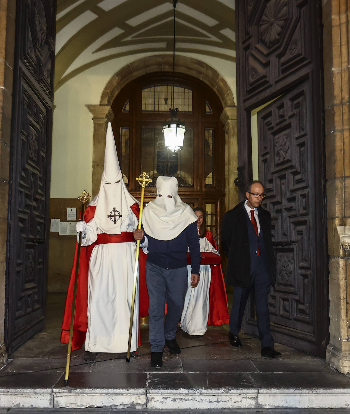 Una multitud en la procesión de la libertad