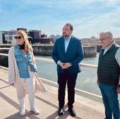 Barbón avala la 'ciudad del talento' que propone Floro para la zona de Naval Gijón