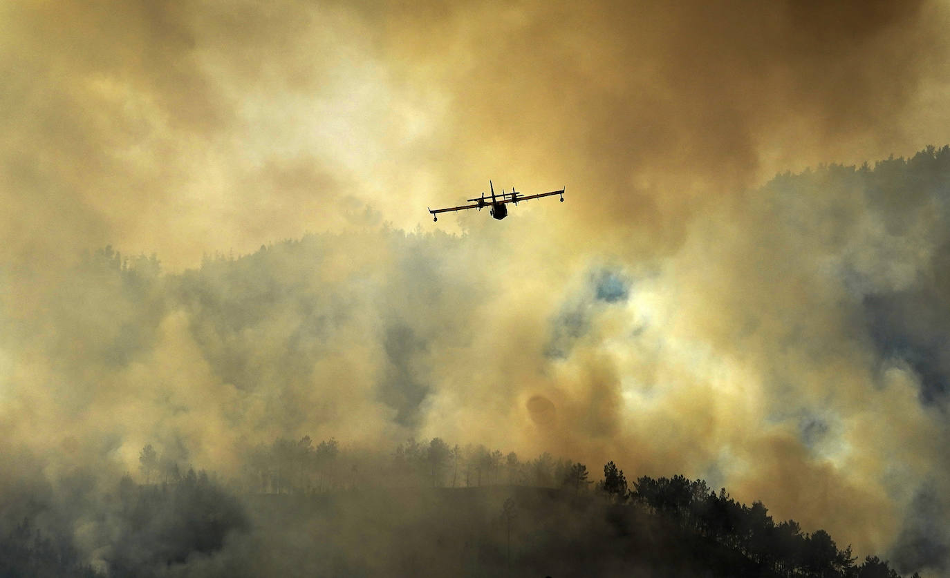 Los incendios vuelven a elevar el nivel de alerta en Asturias