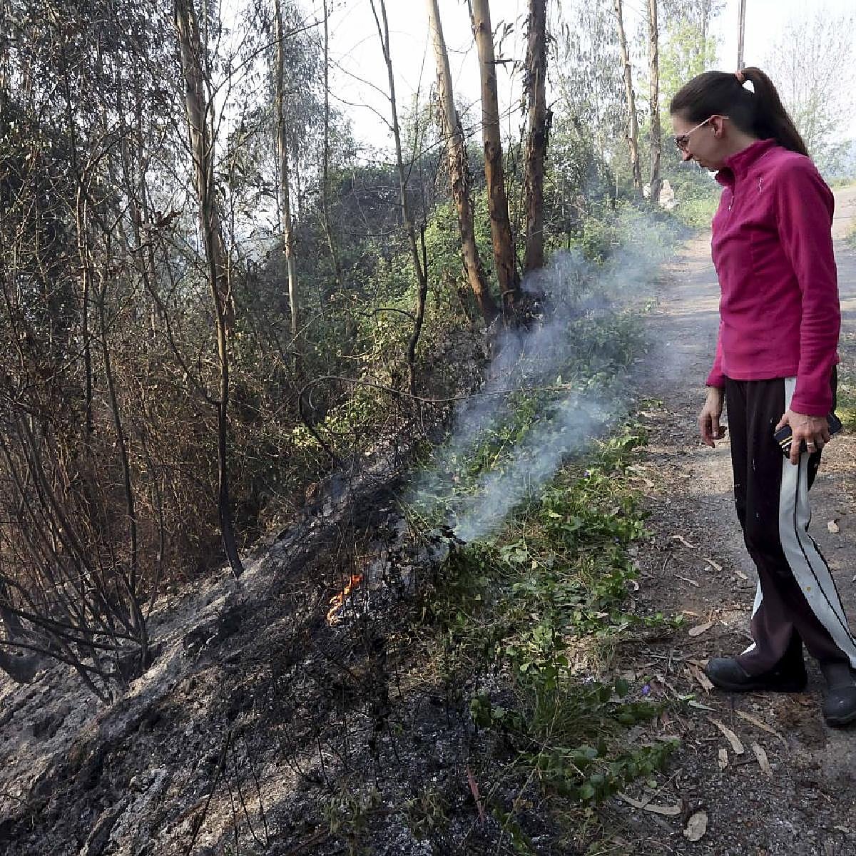 «Intentamos apagar las llamas con mangueras y salvamos las casas de milagro»