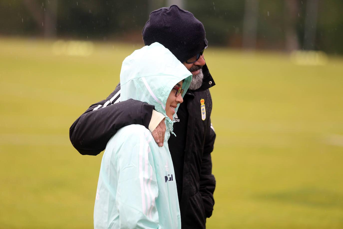 Entrenamiento del Real Oviedo (12/04/2023)