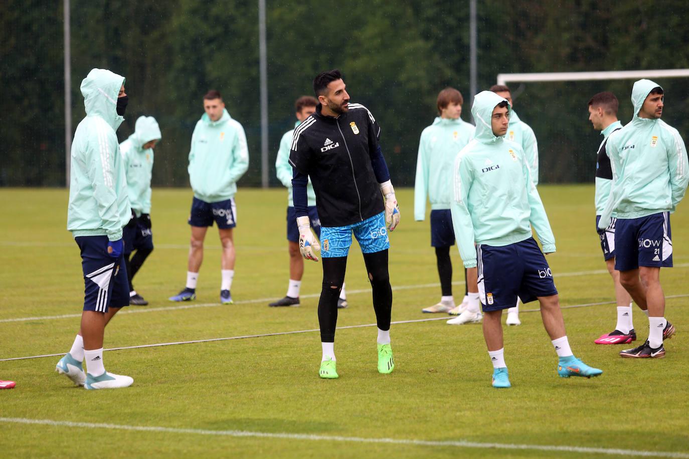 Entrenamiento del Real Oviedo (12/04/2023)