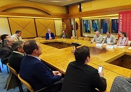 Un momento del encuentro.