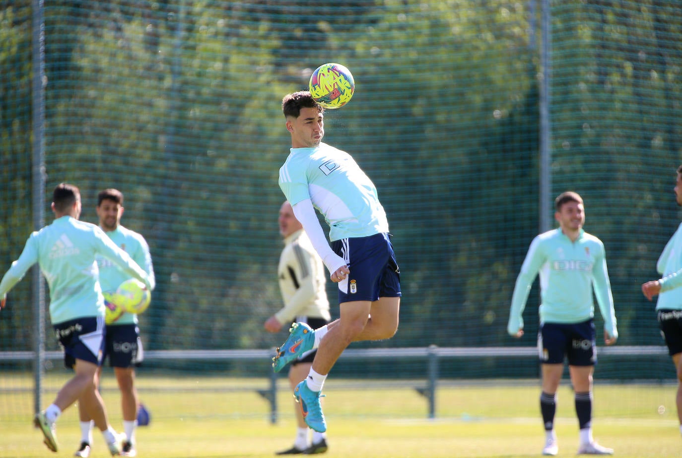 Entrenamiento del Real Oviedo (14/04/2023)