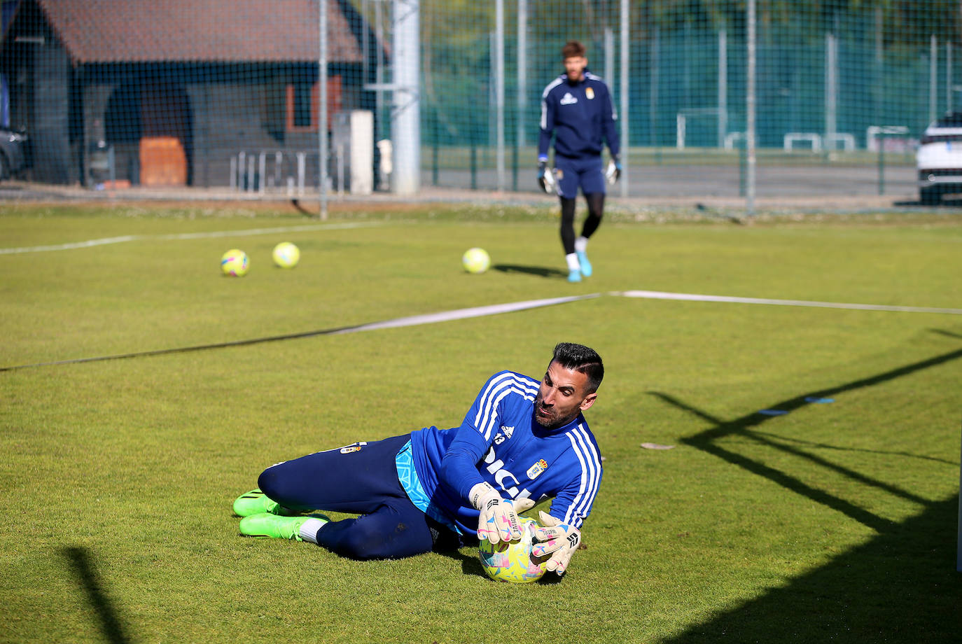 Entrenamiento del Real Oviedo (14/04/2023)