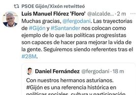 Floro recibe la gratitud del PP de Gijón por un lapsus sobre Santander