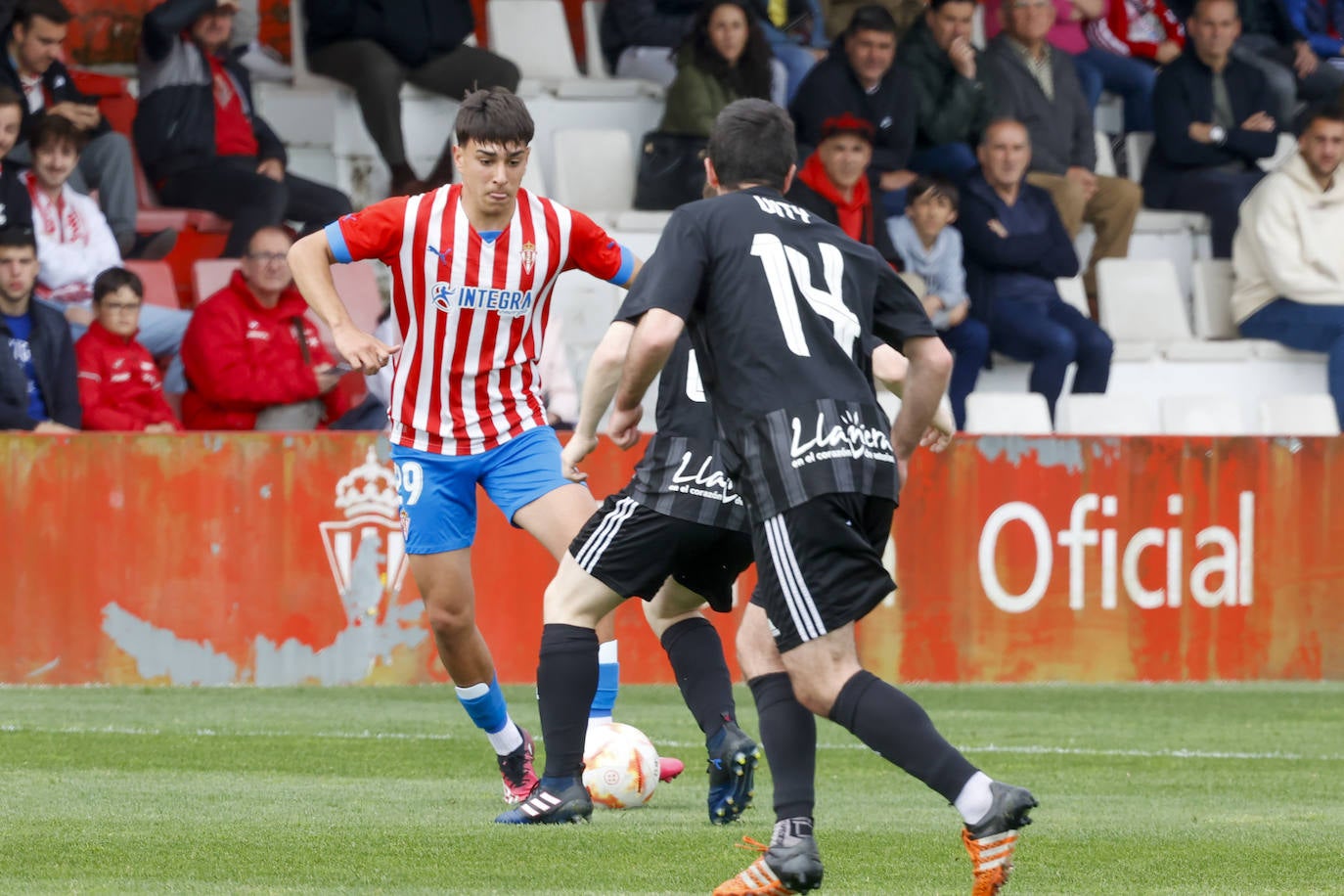 Las mejores jugadas del Sporting B - Llanera