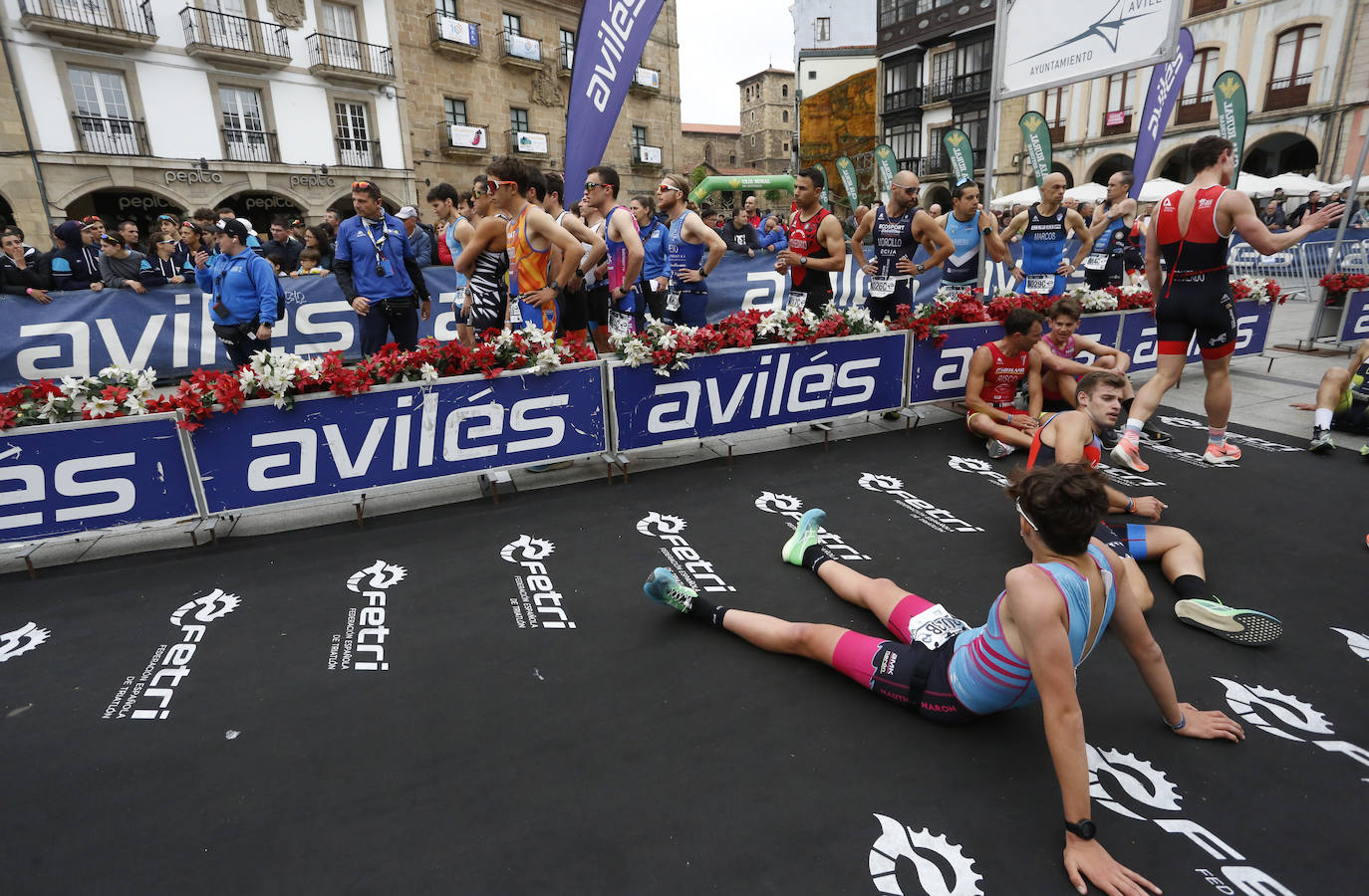 Las pruebas de relevos ponen el colofón al Duatlón de Avilés