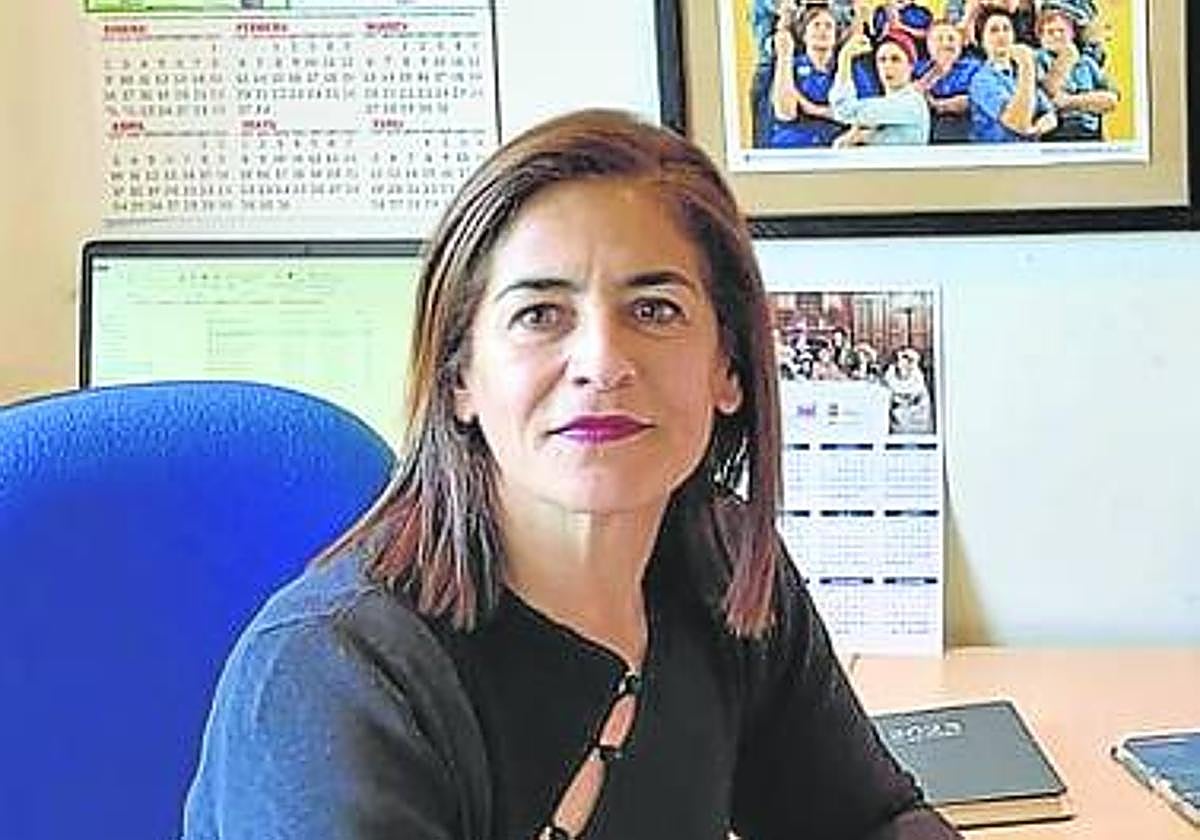 María José Álvarez en su despacho del Centro Asesor de la Mujer.