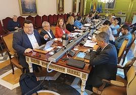 Un momento de la sesión celebrada esta mañana.