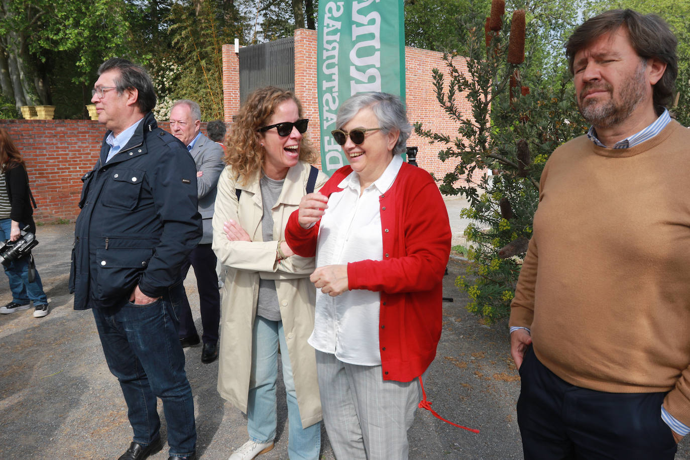 El Botánico cumple veinte años rodeado de escolares gijoneses