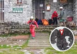 Rescatan a tres escaladores franceses en la cresta de los Argaos