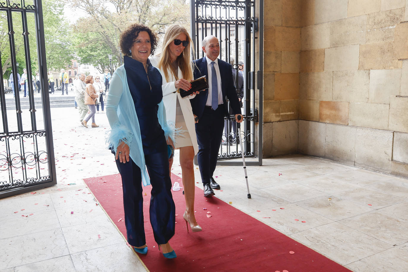 Ángela Pumariega sella su amor en San Pedro