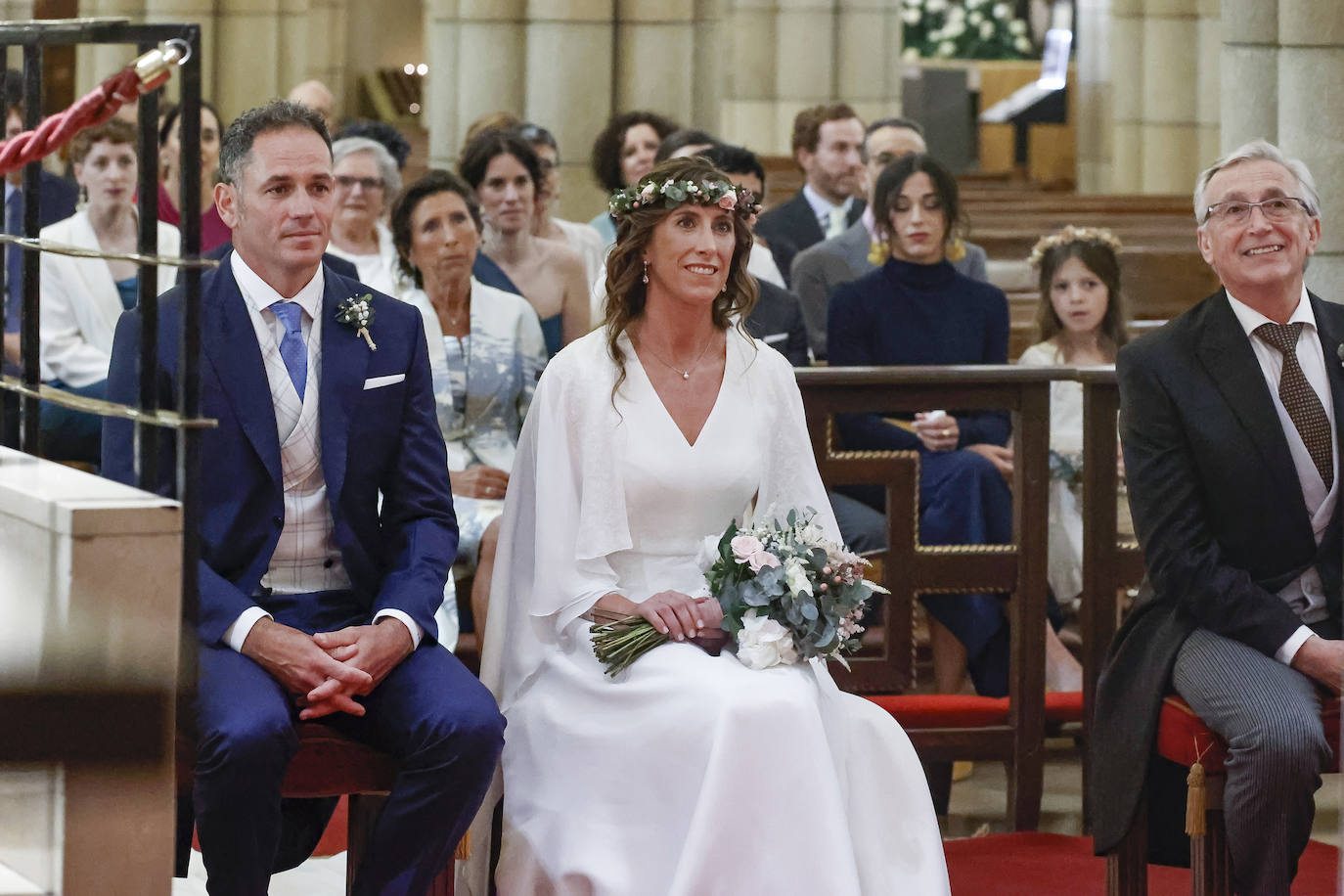 Ángela Pumariega sella su amor en San Pedro