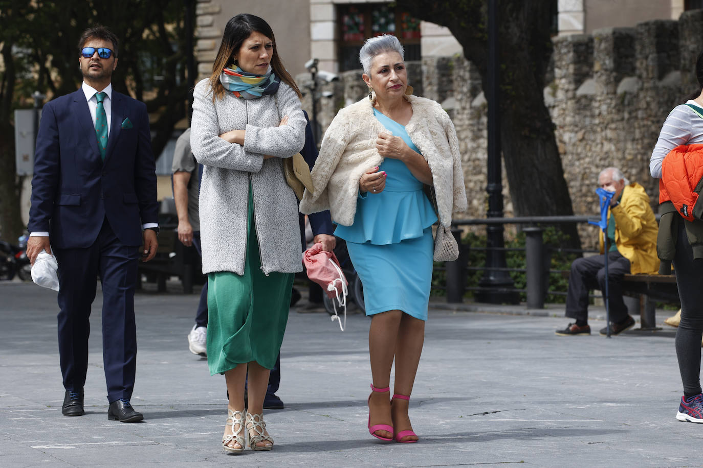 Ángela Pumariega sella su amor en San Pedro