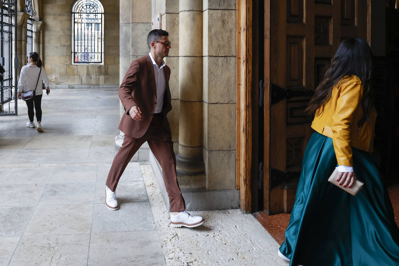 Ángela Pumariega sella su amor en San Pedro