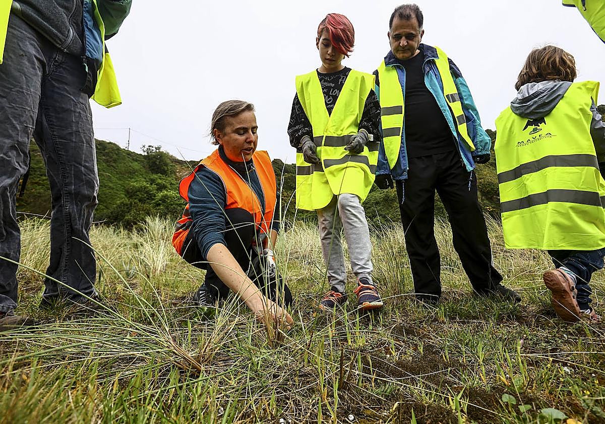 Limpieza masiva de la playa de Xagó