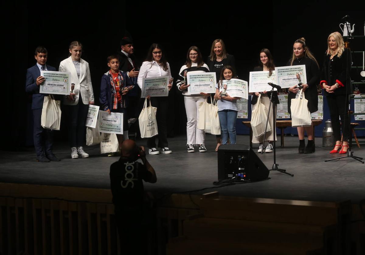 Entrega de premios del Concurso de la Canción Asturiana