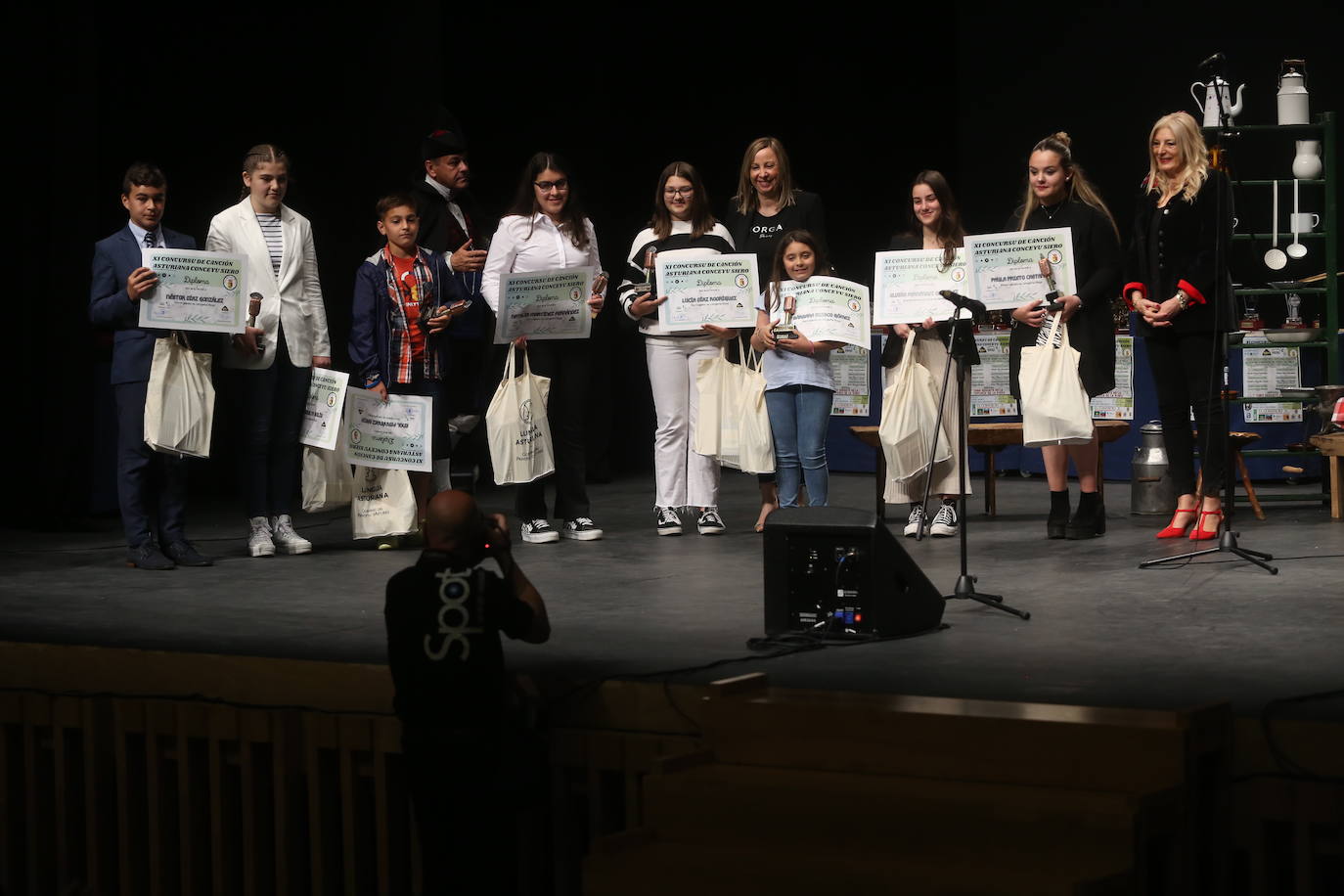 Entrega de premios del Concurso de la Canción Asturiana