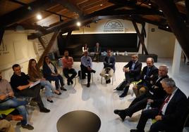 Los responsables de once centros de investigación privados de Asturias se reunieron ayer en Avilés.