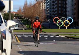 Una calle de La Florida, donde se habilitará el carril bici.