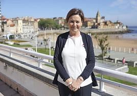 La candidata a la Alcaldía, Carmen Moriyón.