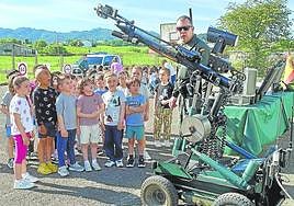 El helicóptero fue una de las estrellas.