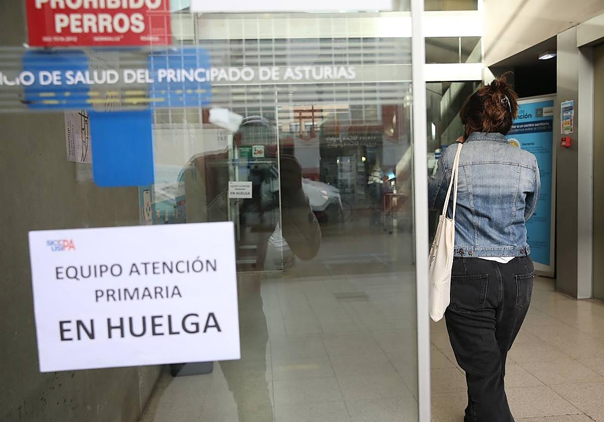 Huelga en la atención primaria asturiana