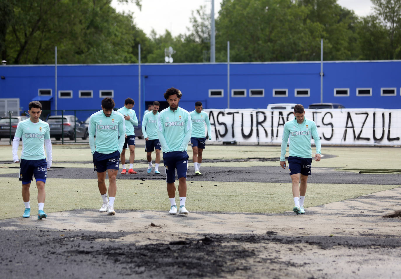 Entrenamiento del Real Oviedo (11/05/2023)