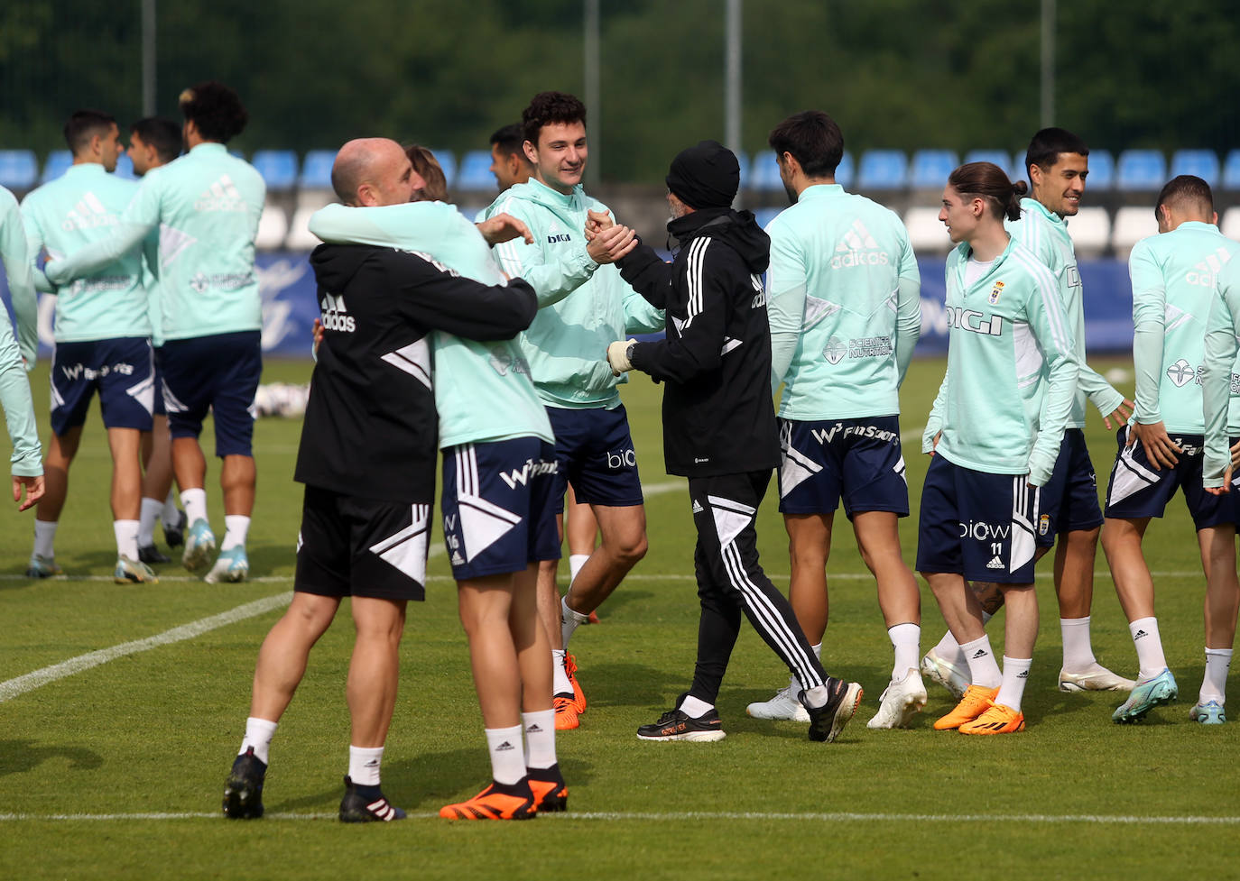 Entrenamiento del Real Oviedo (11/05/2023)