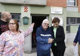 Moriyón visita el Hogar de Ceares.